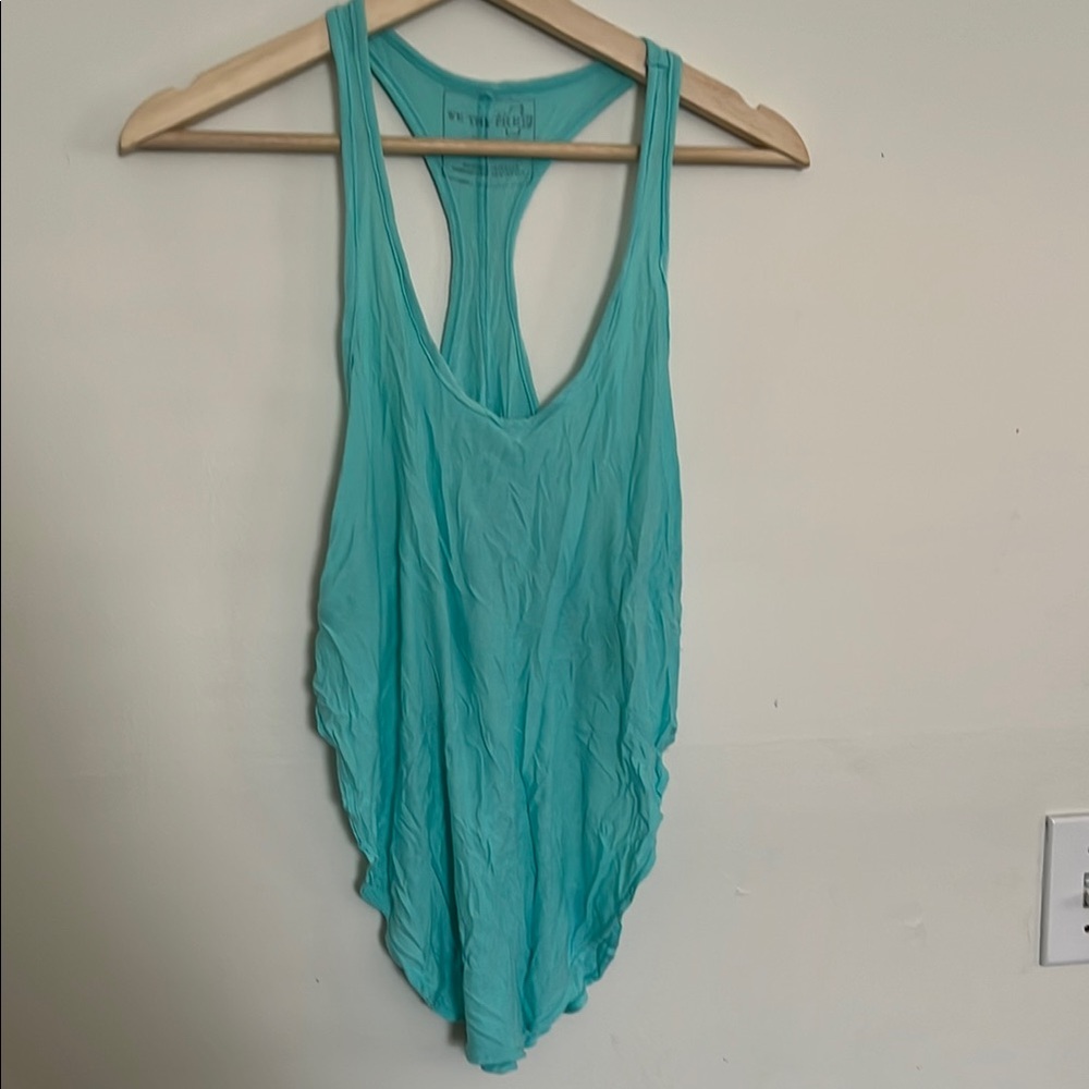 Turquoise Racerback Tank Top